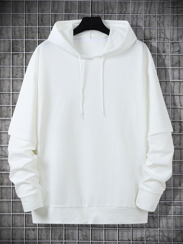 Plain White Kangaroo Hoodie