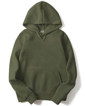 Plain Olive Kangaroo Hoodie