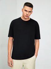 CREW NECK PLAIN TEE - BLACK - Ownz.Top