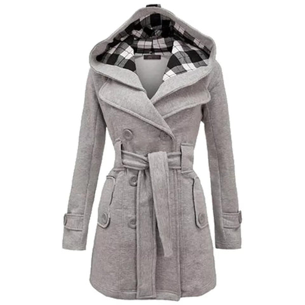 Women long coat Grey