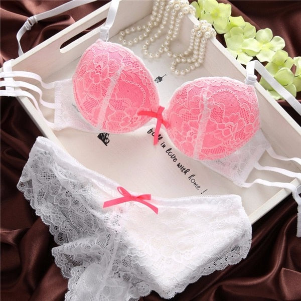 Vintage Padded Bra and Panty Set