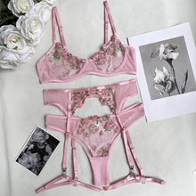 Exquisite Flower Embroidery Bra and panty set - Ownz.Top