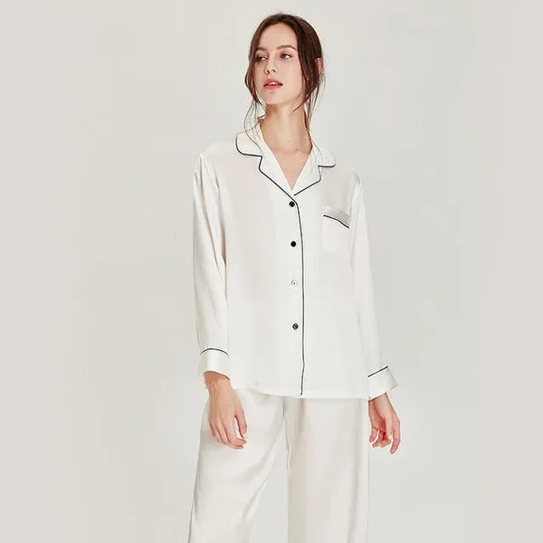 SILK NIGHT WEAR - White