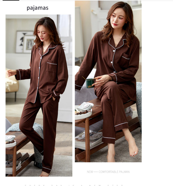 SILK NIGHT WEAR - Dark Brown