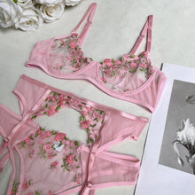 Exquisite Flower Embroidery Bra and panty set - Ownz.Top