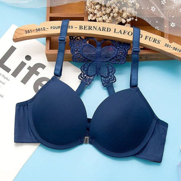 Butterfly - Fun Night Padded Bra Blue - Ownz.Top