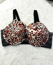 Leopard Print Plus Size Padded Bra - Ownz.Top