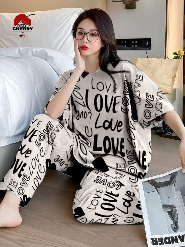 Love Lyrics PRINTED NIGHT WEAR