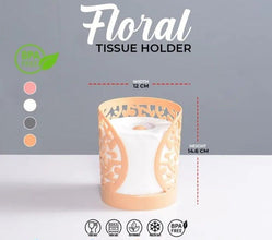 FLORAL DESIGN TISSUE ROLL PAPER HOLDER. - Ownz.Top