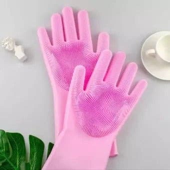 MAGIC SILICONE WASHING GLOVES PAIR - Ownz.Top