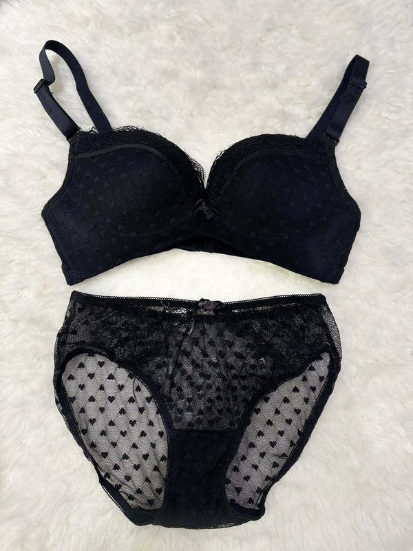 Spandex Padded Bra and Panty Set